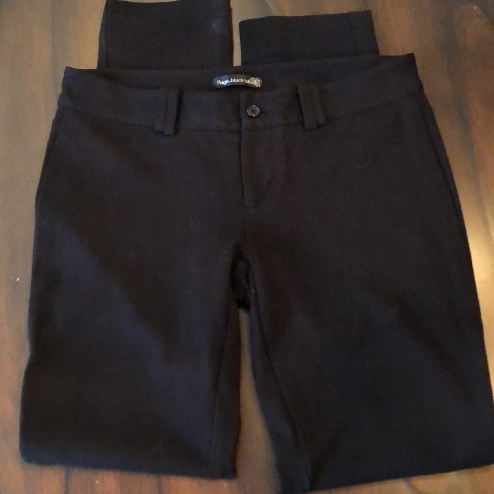 Paige Black Label Dresden Classic belt loops mid rise back pocket Jeggings